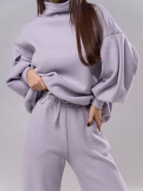 Повсякденний костюм ISSA Plus модель SA-572A_серый Фото