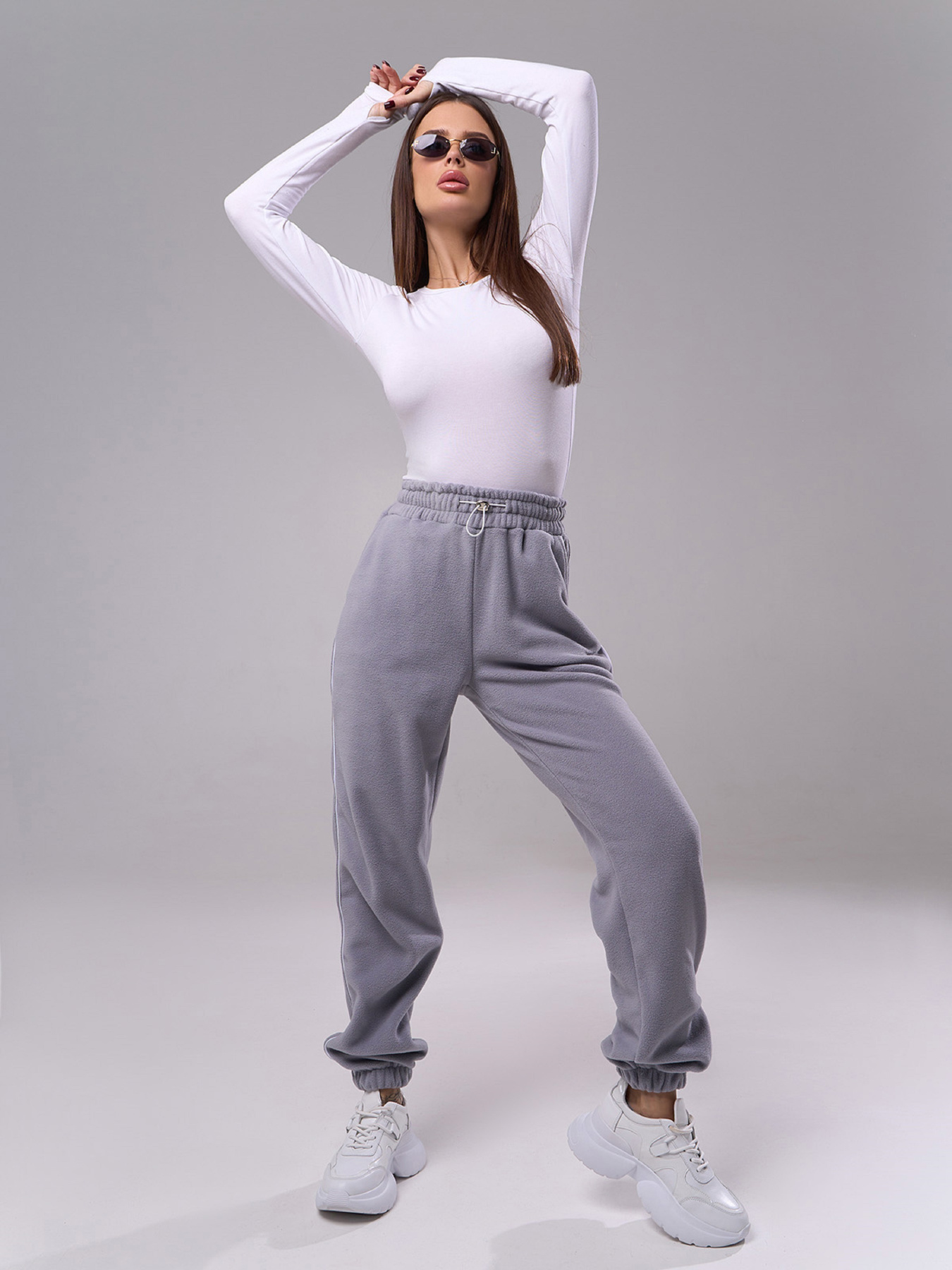 Спортивні штани ISSA Plus модель SA-573_серый Фото