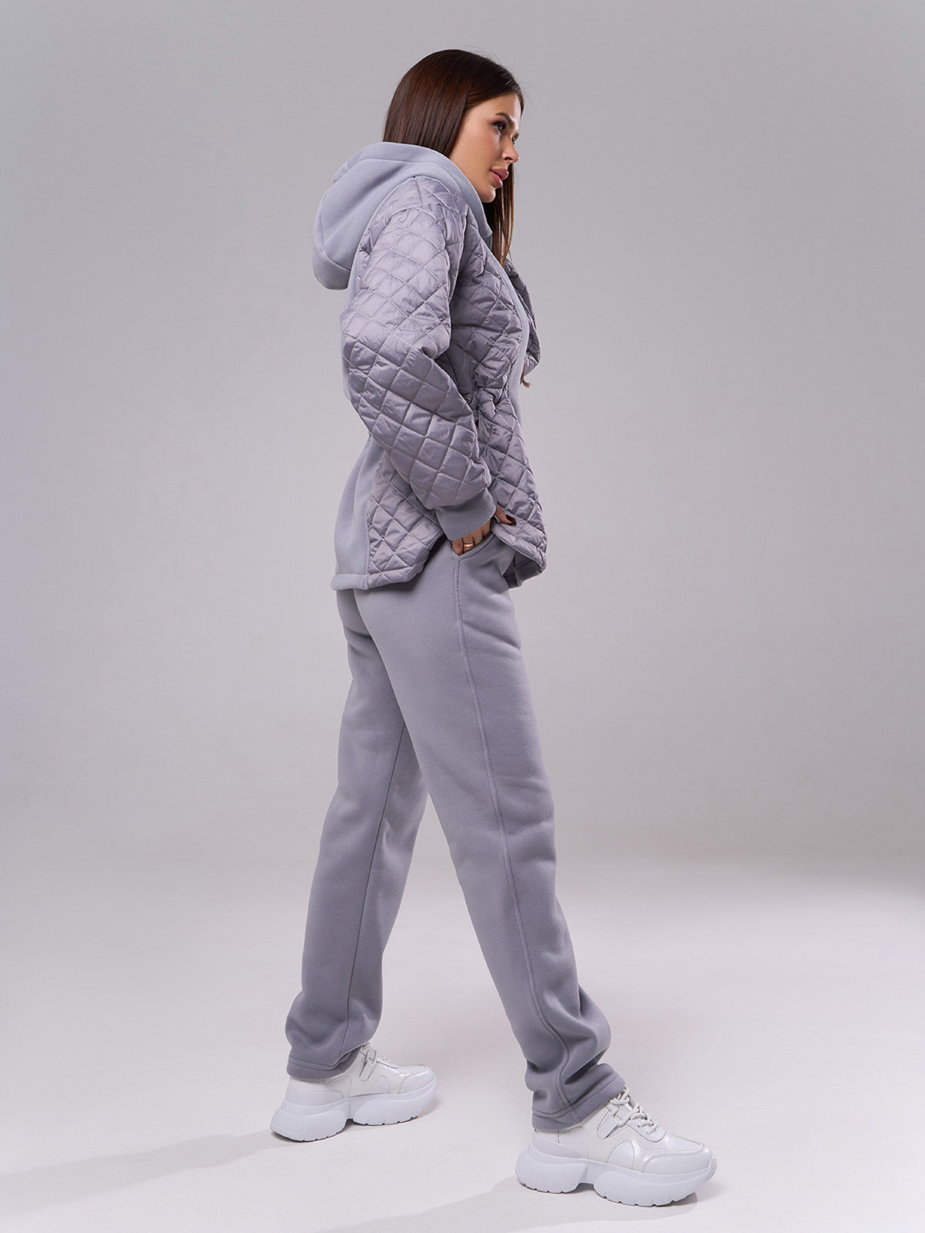 Костюм ISSA Plus модель SA-575_серый Фото