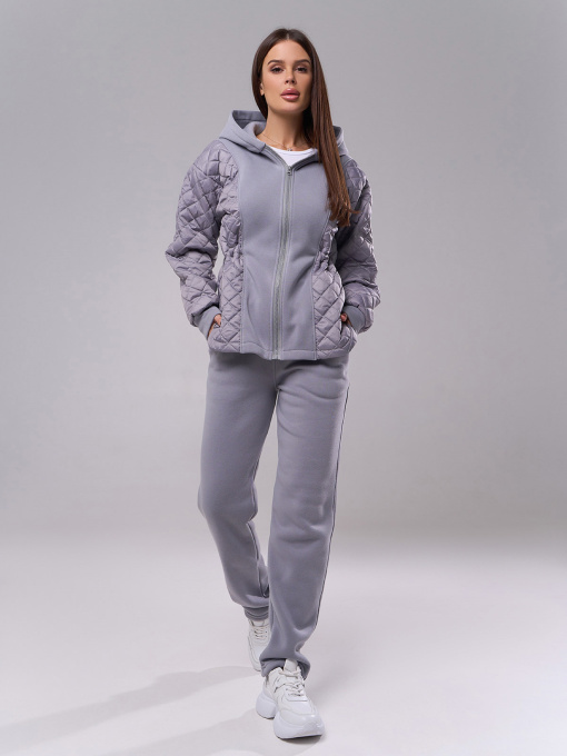 Повседневный костюм ISSA Plus модель SA-575_серый Фото