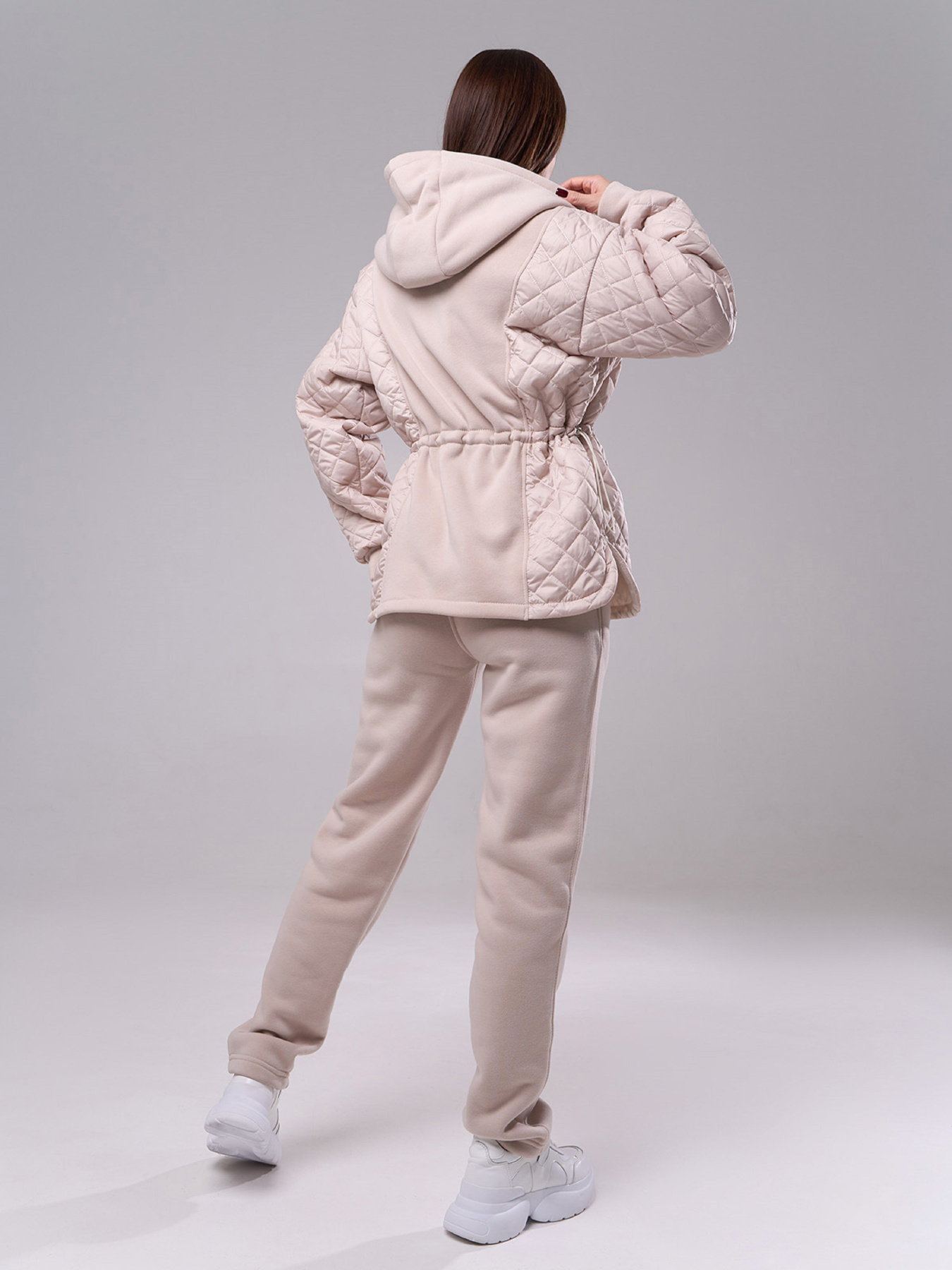 Повседневный костюм ISSA Plus модель SA-575_бежевый Фото