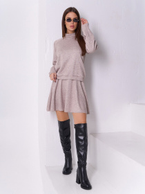 Повсякденний костюм ISSA Plus модель SA-577_коричневый Фото