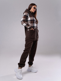 Костюм ISSA Plus модель SA-574_коричневый Фото