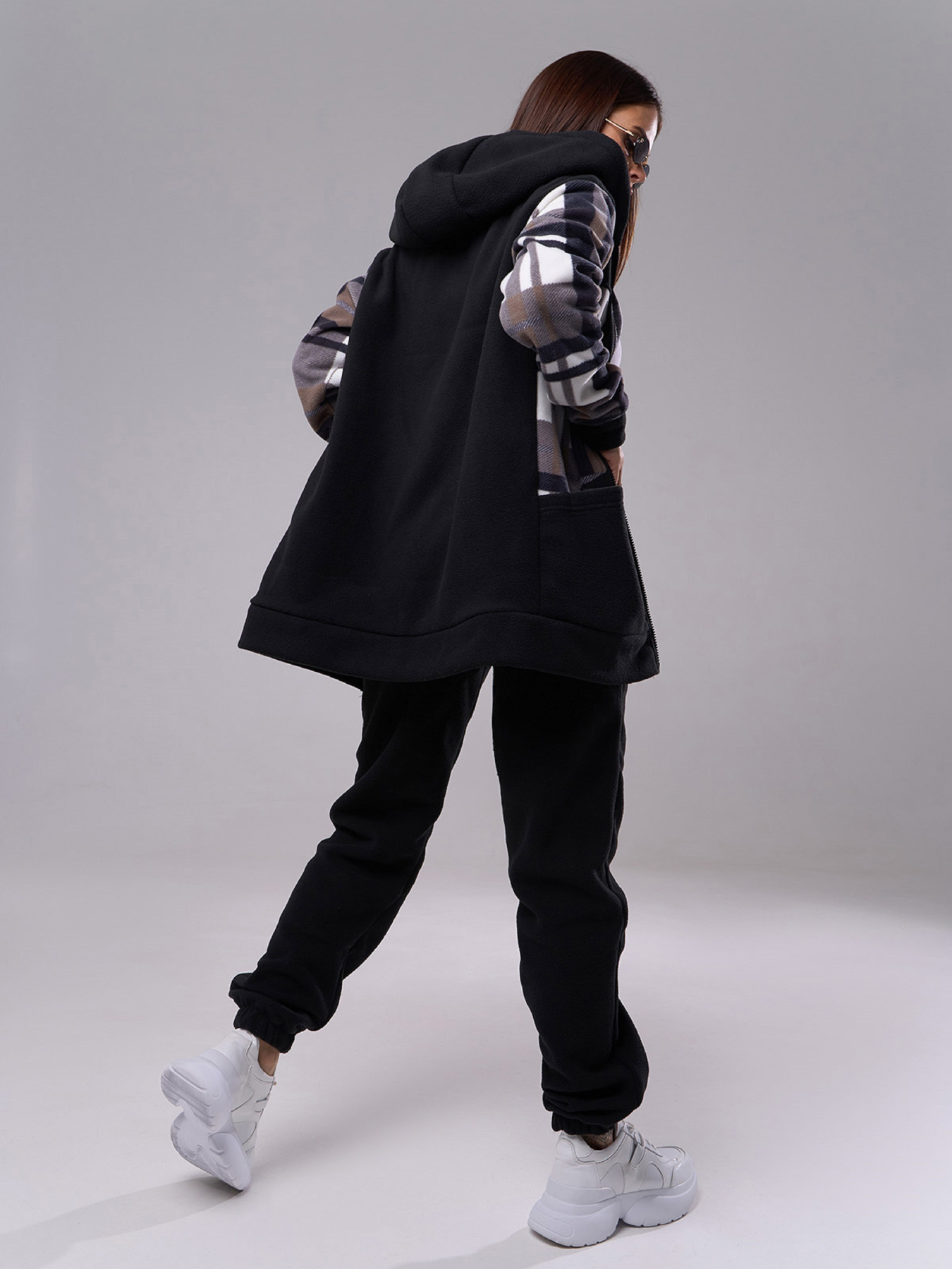 Повседневный костюм ISSA Plus модель SA-574_черный Фото