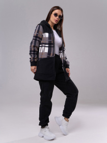 Повседневный костюм ISSA Plus модель SA-574_черный Фото