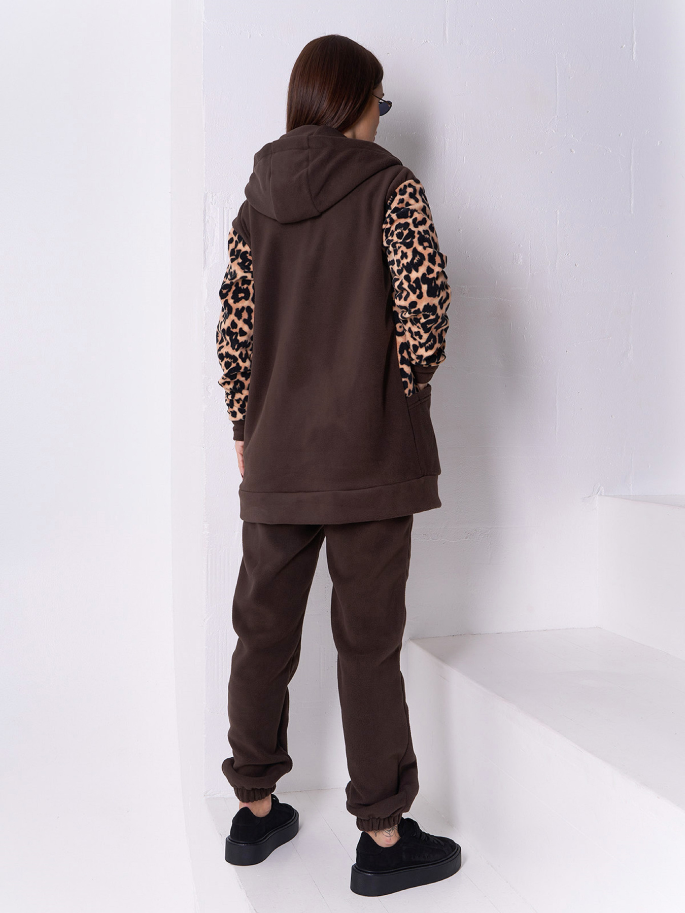 Костюм ISSA Plus модель SA-578_коричневый Фото