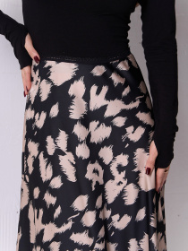 Юбка макси ISSA Plus модель 14922_черный Фото