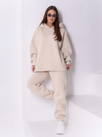 Штаны спортивные ISSA Plus модель 14923B_светло-бежевый Фото