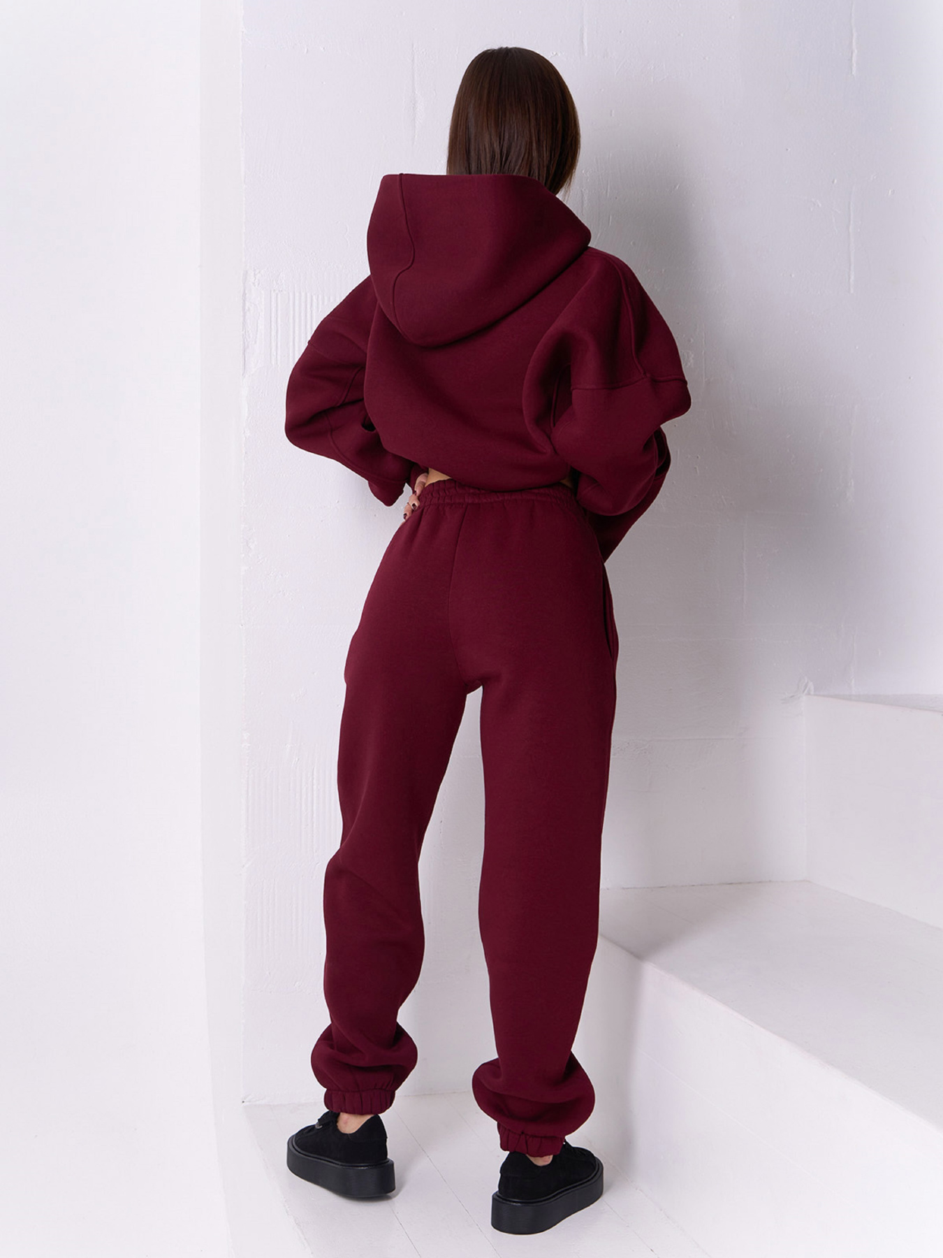 Спортивні штани ISSA Plus модель 14923B_бордовый Спортивні штани ISSA Plus модель 14923B_бордовый Фото