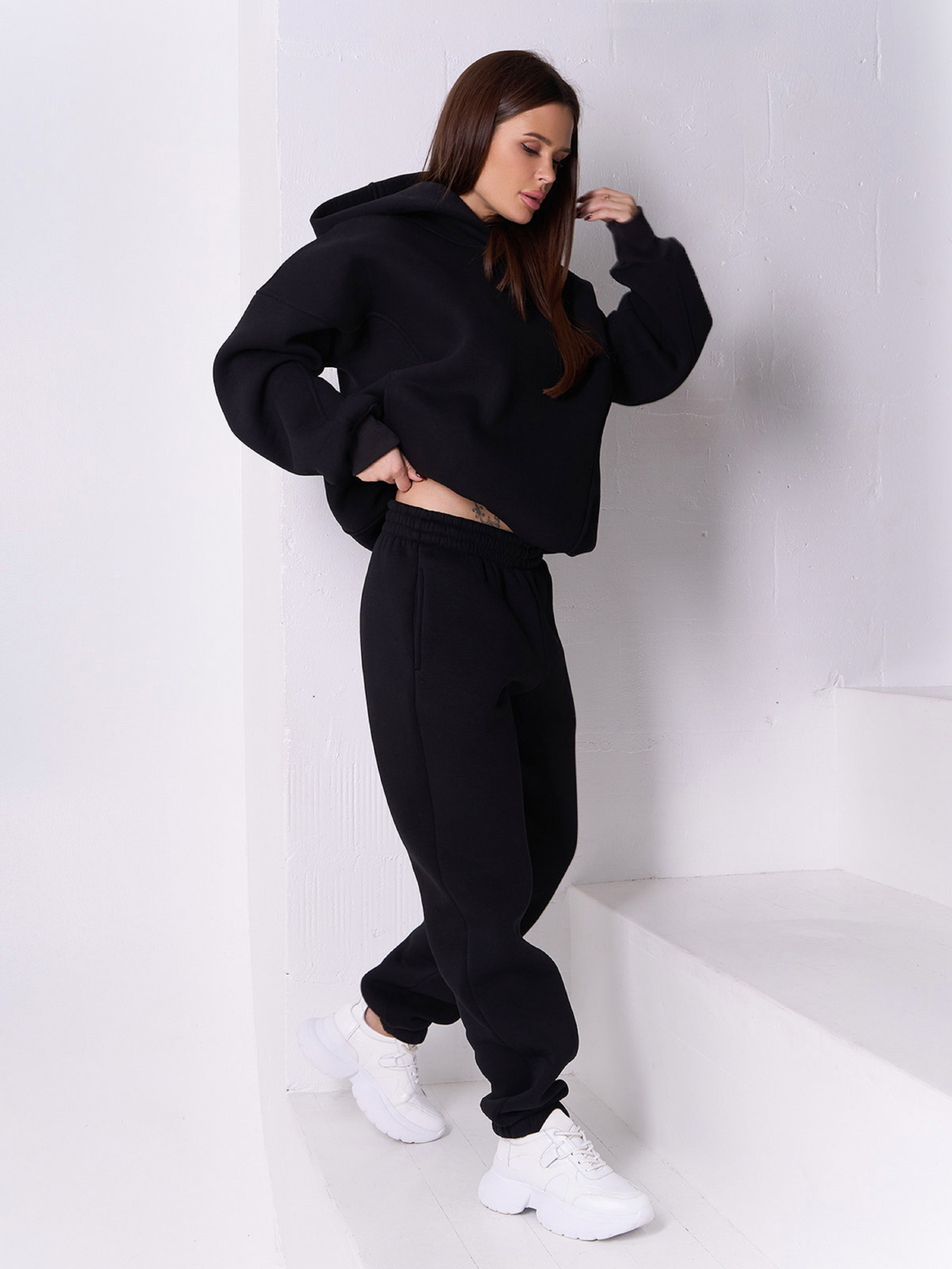 Штаны спортивные ISSA Plus модель 14923B_черный Фото