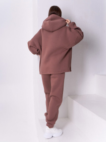 Худи ISSA Plus модель 14923K_коричневый Фото