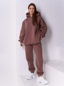 Худи ISSA Plus модель 14923K_коричневый Фото