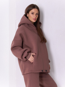 Худі ISSA Plus модель 14923K_коричневый Фото