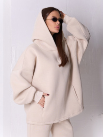 Худі ISSA Plus модель 14923K_светло-бежевый Фото