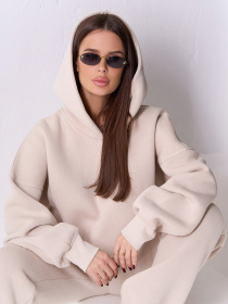 Худі ISSA Plus модель 14923K_светло-бежевый Фото