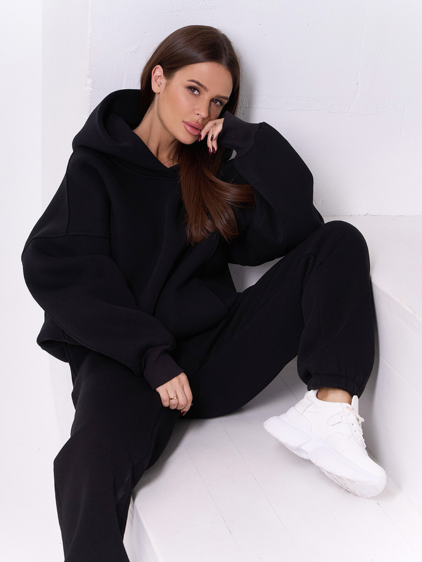 Худи ISSA Plus модель 14923K_черный Фото