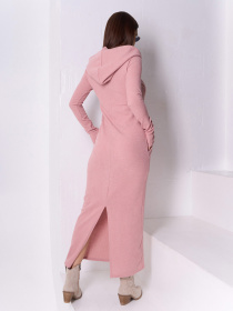 Платье макси ISSA Plus модель 14926_розовый Фото