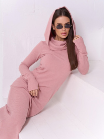 Платье макси ISSA Plus модель 14926_розовый Фото