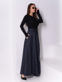 Юбка макси ISSA Plus модель 14928_мультиколор Юбка макси ISSA Plus модель 14928_мультиколор Фото