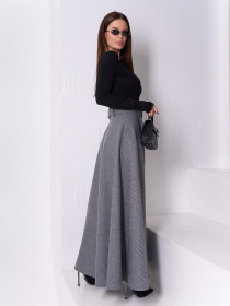 Спідниця максі ISSA Plus модель 14930_серый Фото