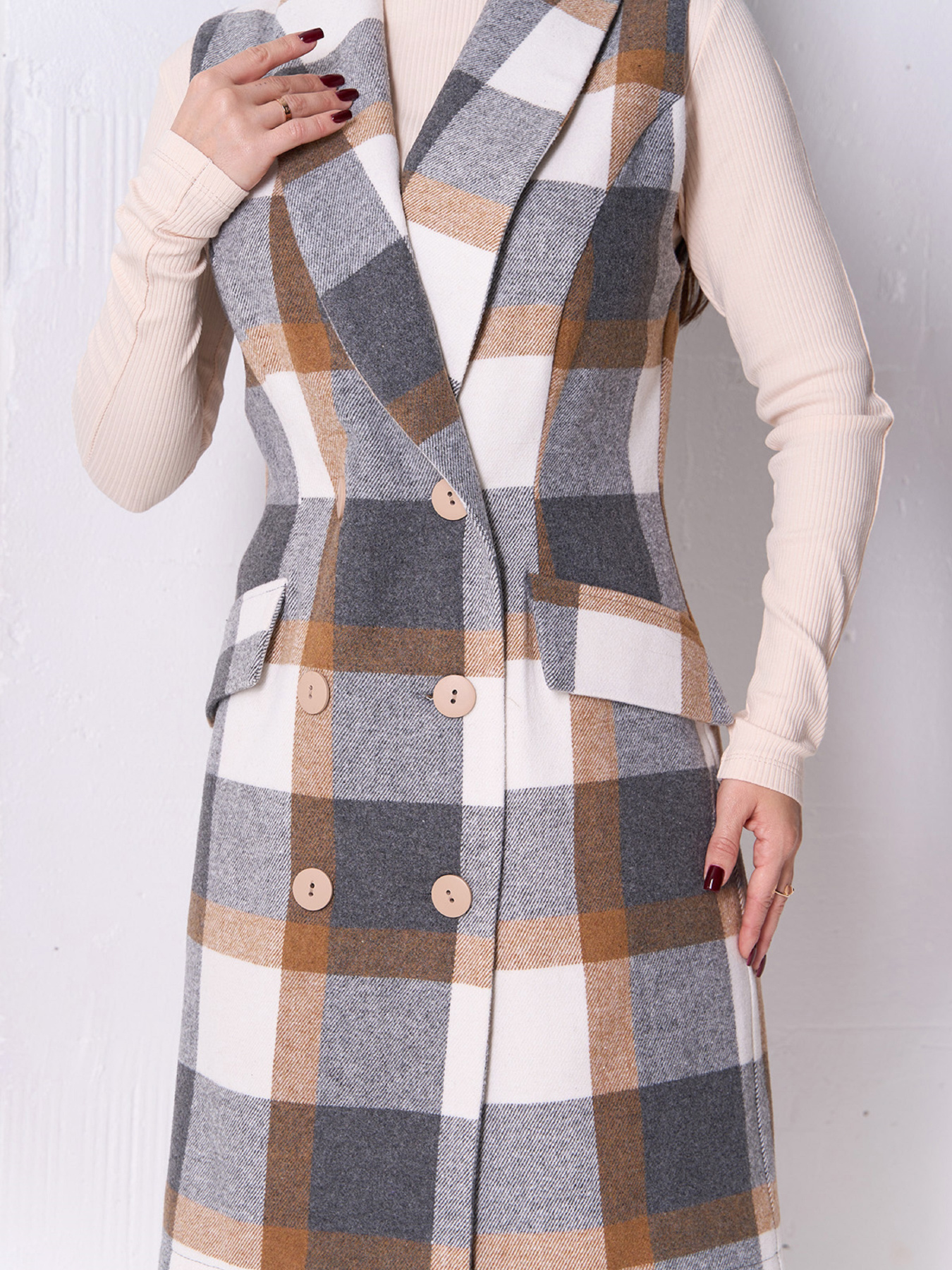 Платье мини ISSA Plus модель 14931_мультиколор Фото