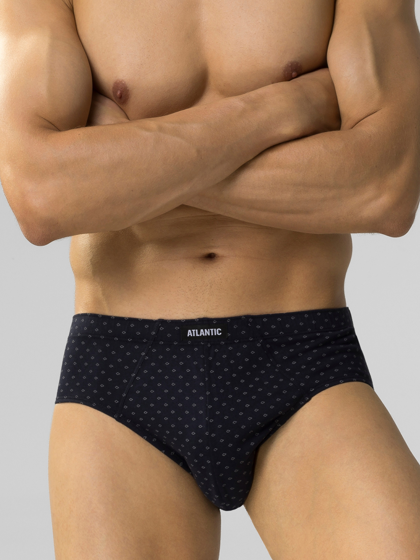 Набір трусів Atlantic модель 3MP-179_NIE_CAB_GRA Набір трусів Atlantic модель 3MP-179_NIE_CAB_GRA Фото