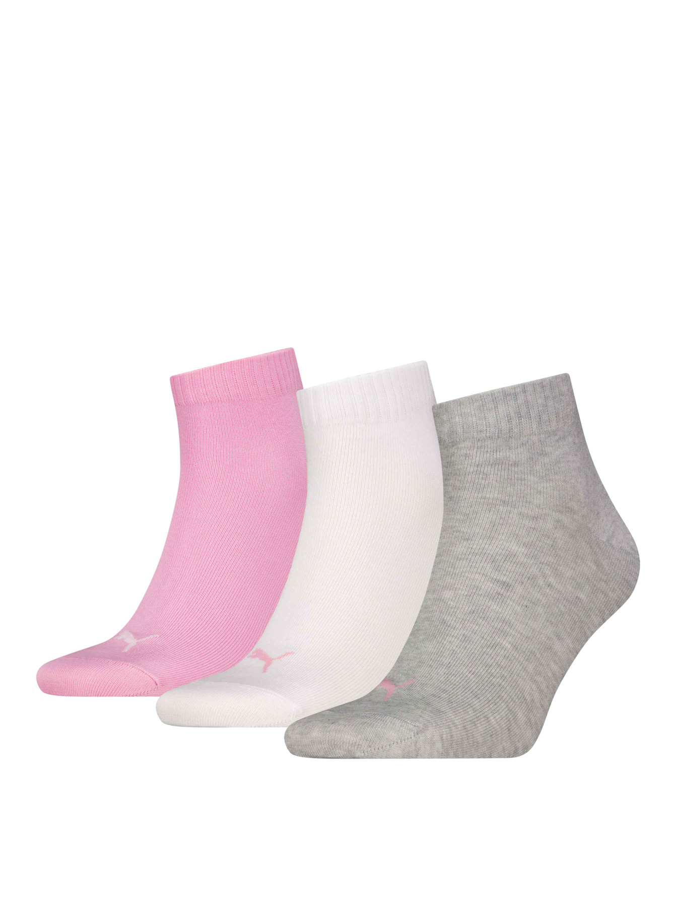 Набор носков PUMA Unisex Quarter Plain 3p модель 938589 Фото