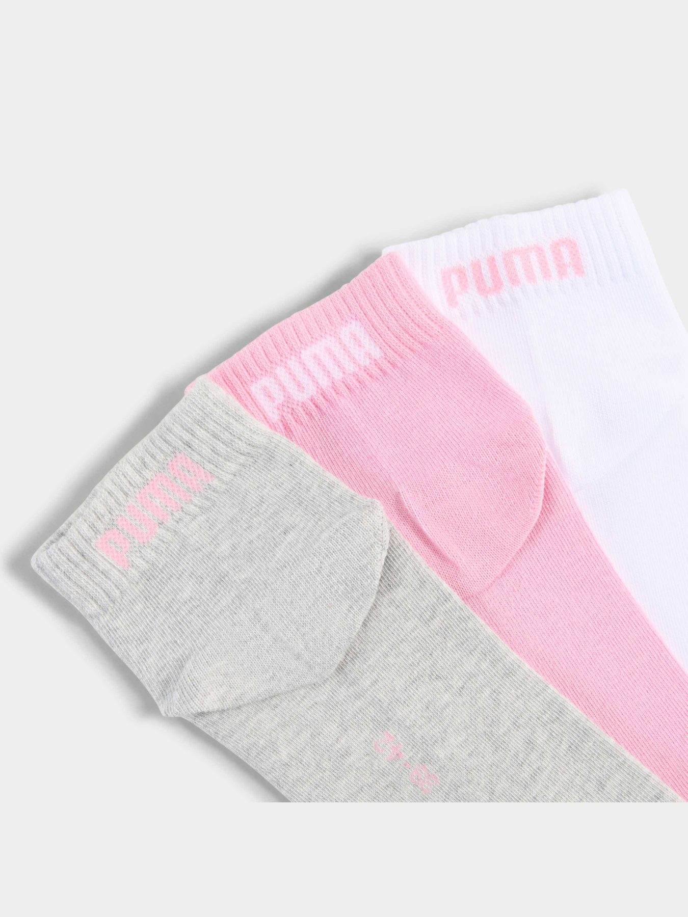 Носки и гольфы PUMA Unisex Quarter Plain 3p модель 938589 Фото