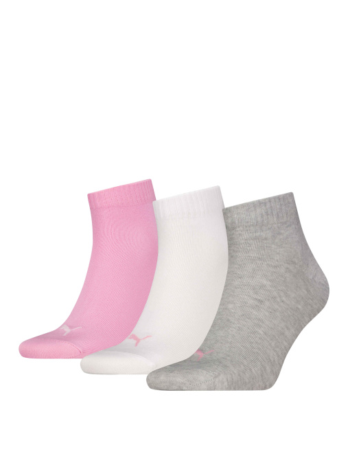 Набор носков PUMA Unisex Quarter Plain 3p модель 938589 Фото