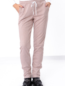 Повсякденні штани Носи своє модель 8180-098-kava Фото