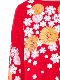 Платье мини Носи своє модель 6004-1-chervonij-snzhinki Фото