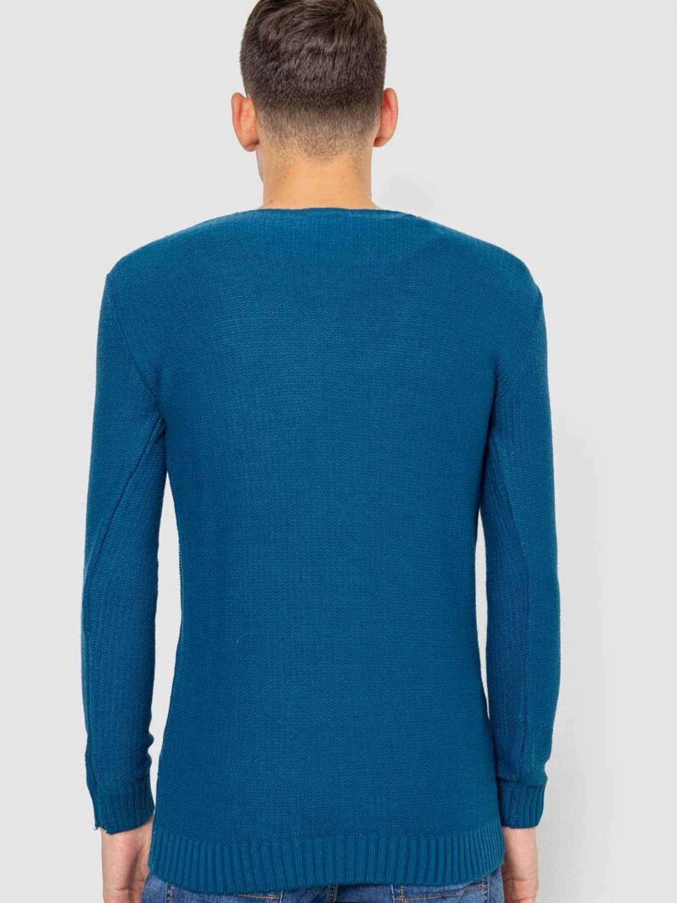 Свитер мужской повседневный 247R3298 модель У-1130595::010001758 Фото