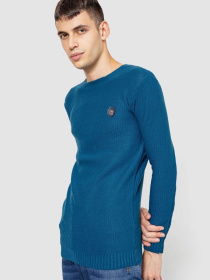 Свитер мужской повседневный 247R3298 модель У-1130595::010001758 Фото