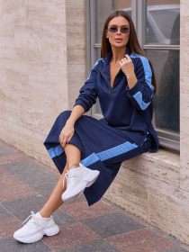 Костюм ISSA Plus модель 14841_темно_синий Фото