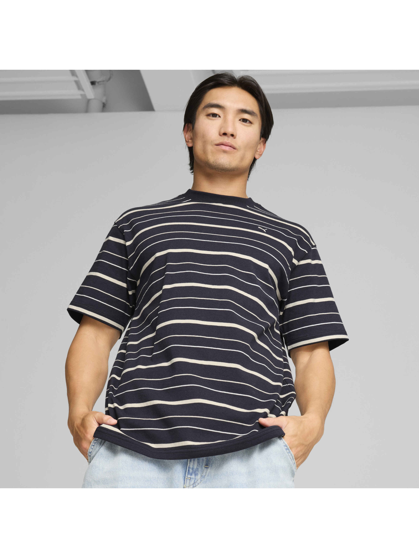 Футболка PUMA Mmq Striped Tee модель 626552 Фото