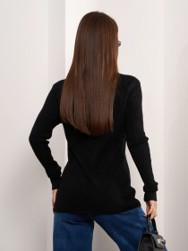 Джемпер ISSA Plus модель WN20-659_черный Фото