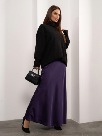 Спідниця максі ISSA Plus модель 14127_фиолетовый Фото