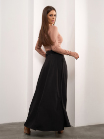 Спідниця максі ISSA Plus модель 14935_черный Фото