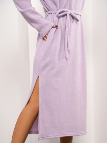 Сукня міді ISSA Plus модель 14920_сиреневый Фото