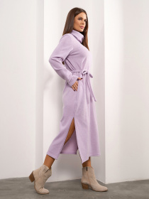 Сукня міді ISSA Plus модель 14920_сиреневый Фото