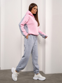 Повседневный костюм ISSA Plus модель 14921_светло_серый Фото