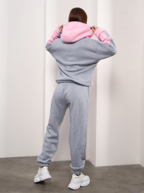 Повседневный костюм ISSA Plus модель 14921_светло_серый Фото