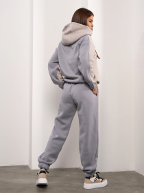 Костюм ISSA Plus модель 14921_серый Фото