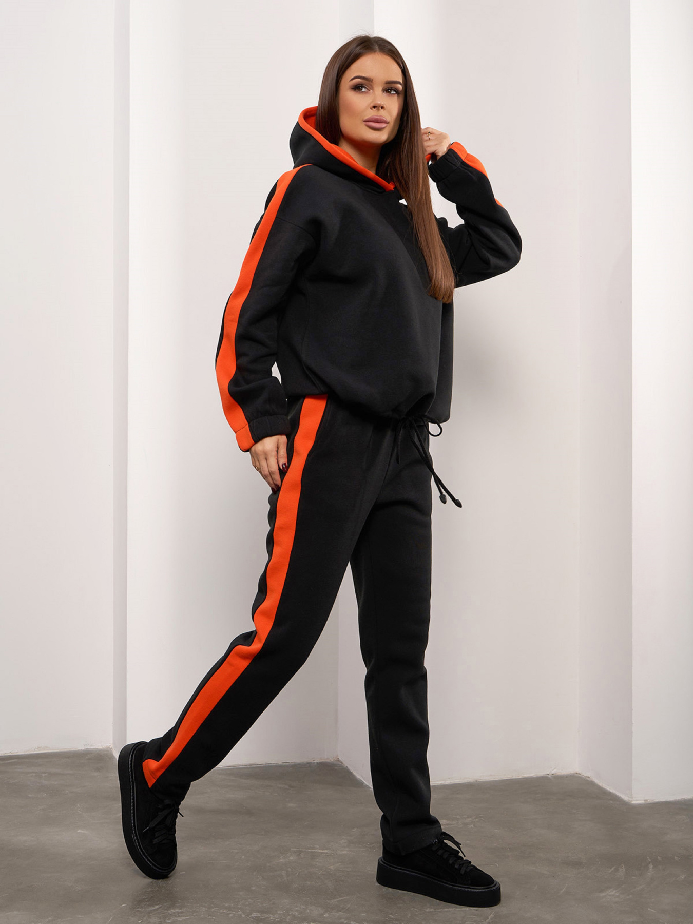 Костюм ISSA Plus модель 14934_черный Фото