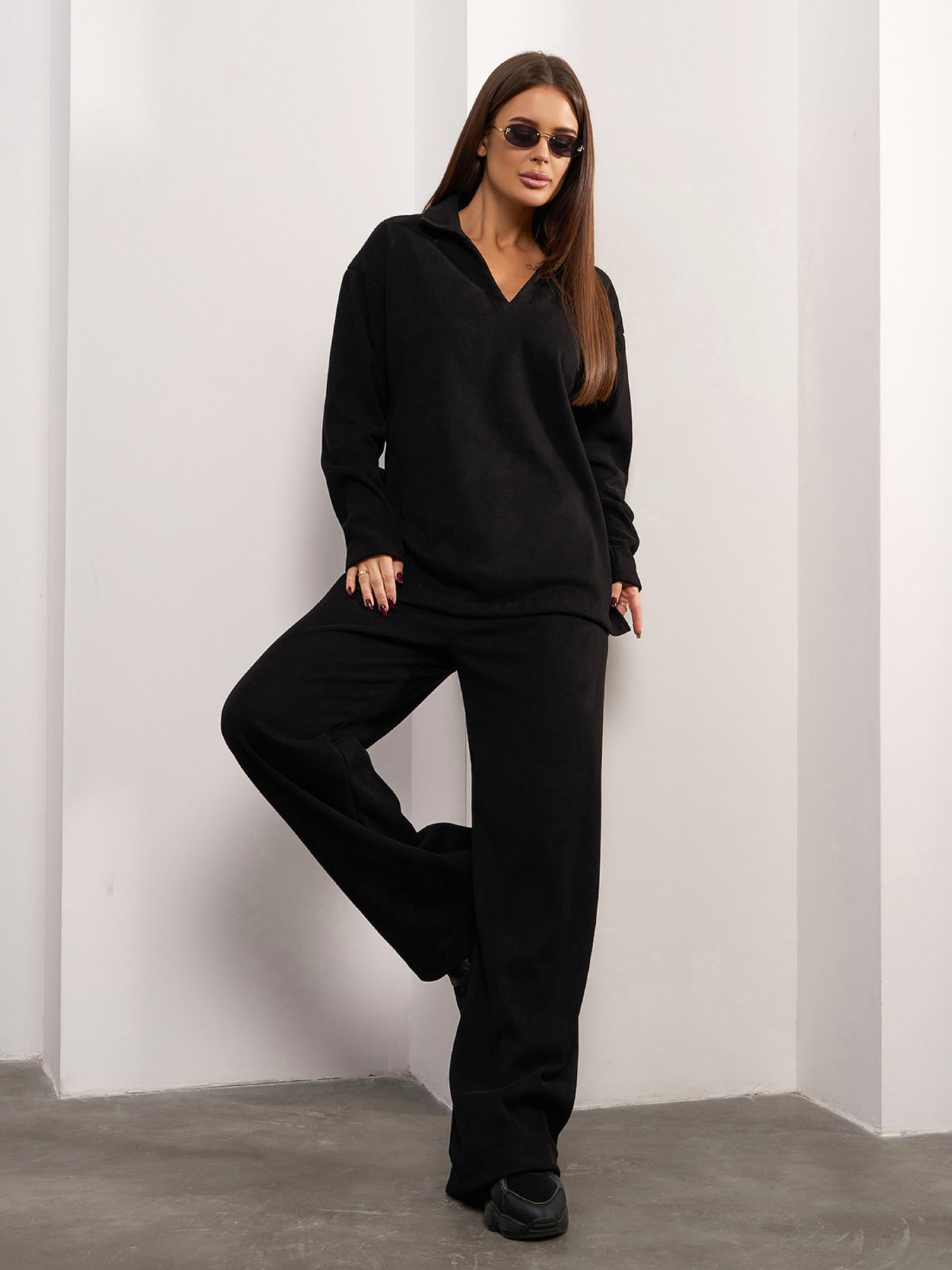 Костюм ISSA Plus модель 14936_черный Фото