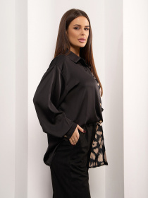 Сорочка повсякденна ISSA Plus модель 14937_черный Фото