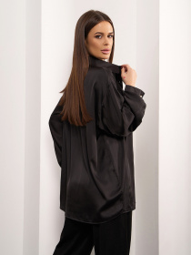 Сорочка повсякденна ISSA Plus модель 14937_черный Фото