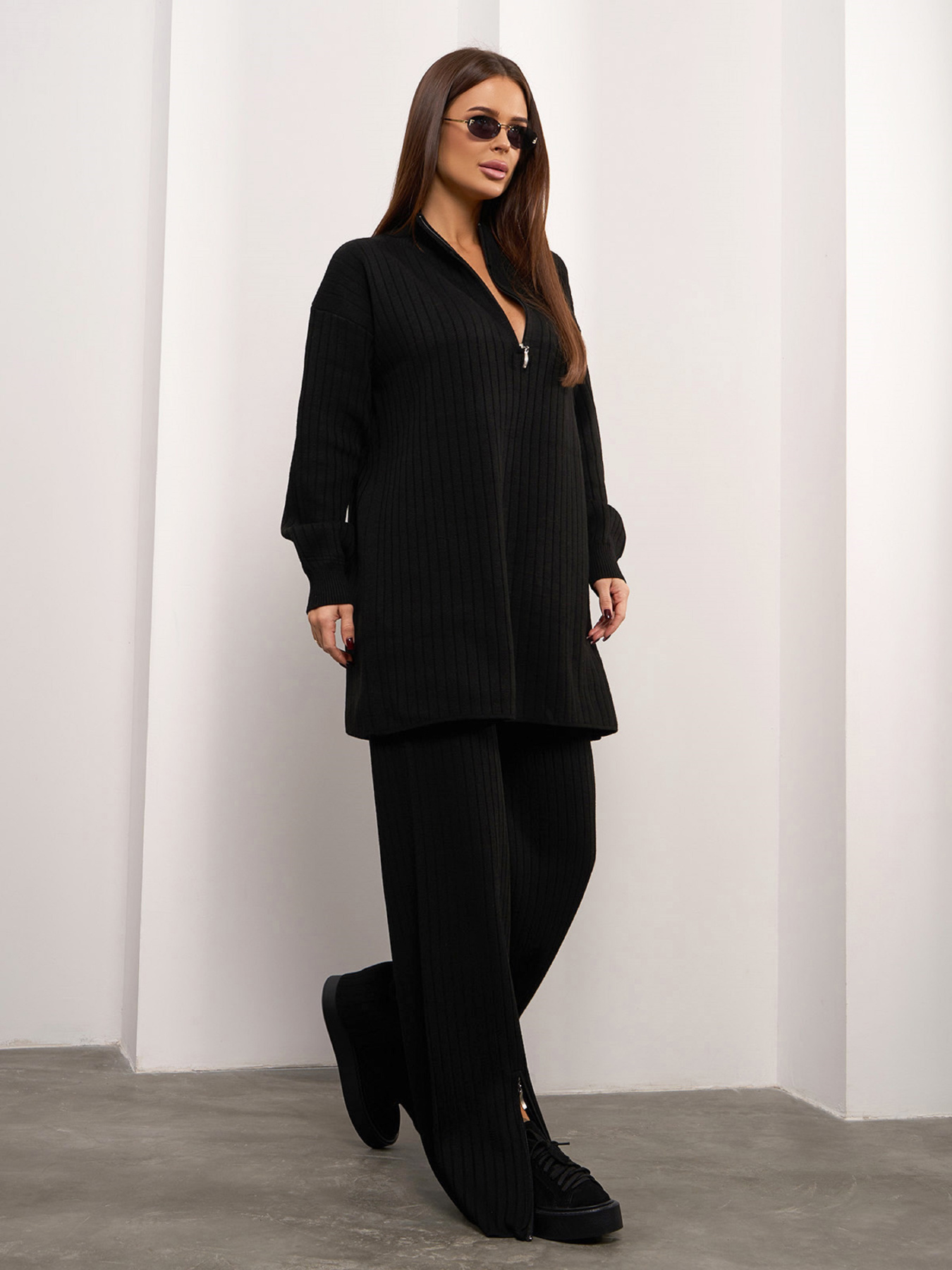 Костюм ISSA Plus модель WN20-689_черный Фото