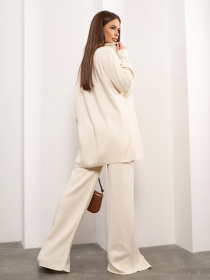 Повсякденний костюм ISSA Plus модель WN20-689_молочный Повсякденний костюм ISSA Plus модель WN20-689_молочный Фото