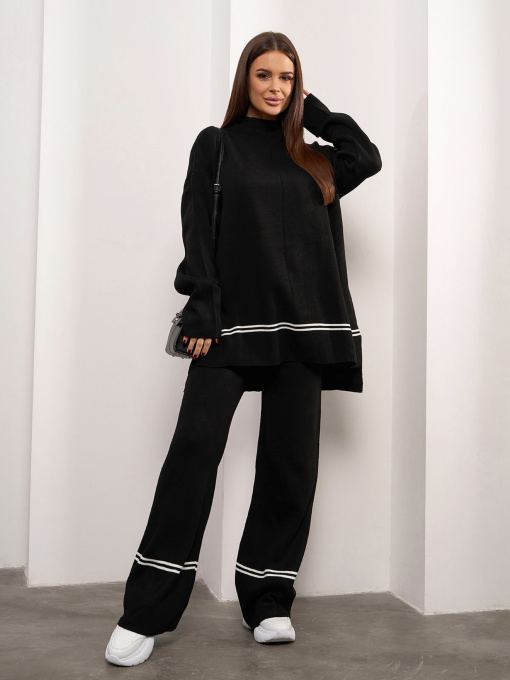 Костюм ISSA Plus модель WN20-690_черный Фото